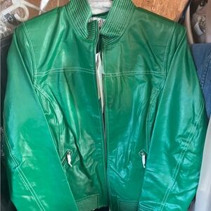 Never been worn ladies leather jacket. NWT